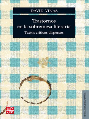 cover image of Trastornos en la sobremesa literaria